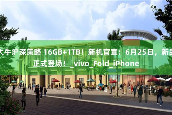 大牛沪深策略 16GB+1TB！新机官宣：6月25日，新品正式登场！_vivo_Fold_iPhone