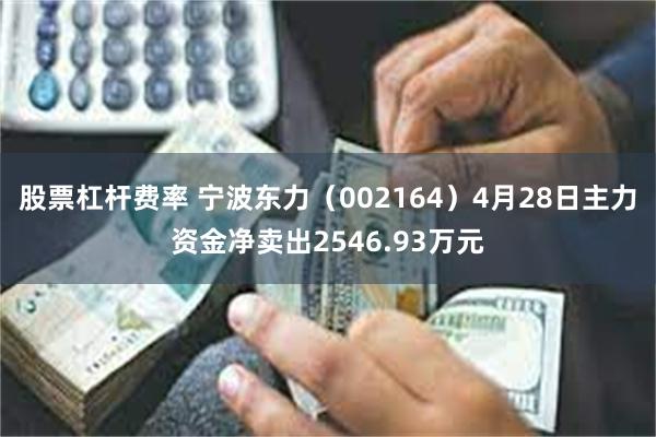 股票杠杆费率 宁波东力（002164）4月28日主力资金净卖出2546.93万元